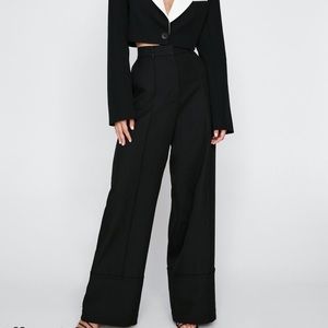 WIDE LEG TAILORED PANT